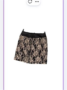 Forever 21 Floral Lace Mini Skirt